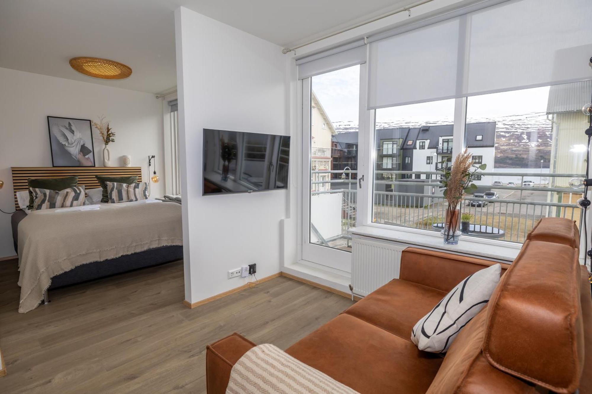 Charming Deluxe Apartment Akureyri Kamer foto
