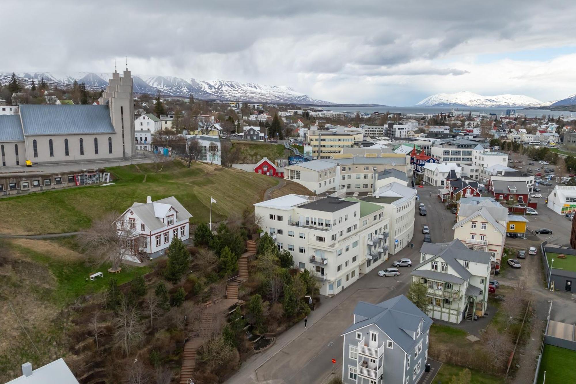 Charming Deluxe Apartment Akureyri Kamer foto